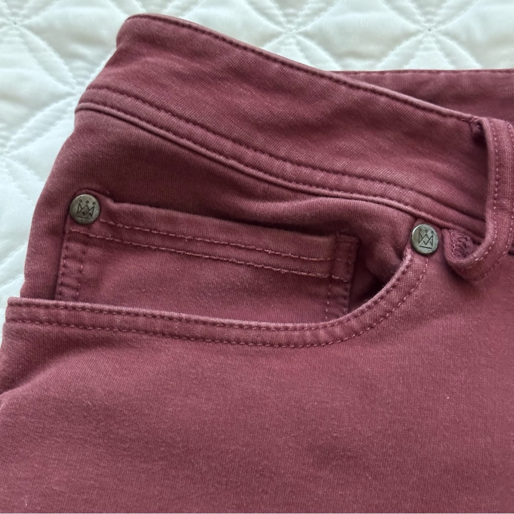 Swet Tailor All-In Pants 5 Pocket Stretch Oxblood Maroon Size W36 x L32 - Picture 8 of 15
